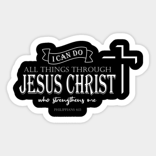 Jesus Christ Cross Love Quote Bibel Believe Forever Trust Present Catholic Sticker